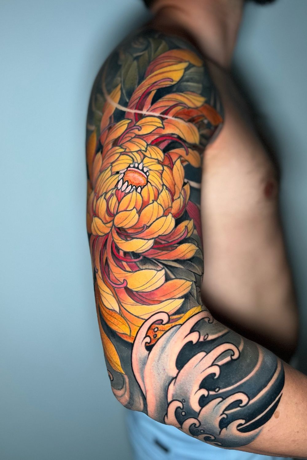25 Stunning Japanese Flower Tattoo Designs: Traditional And Modern ...