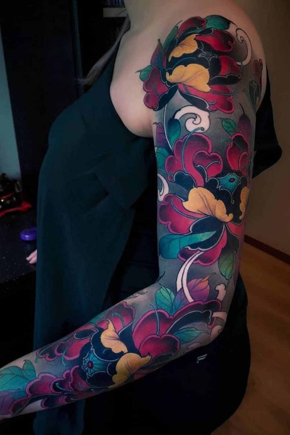 25 Stunning Japanese Flower Tattoo Designs: Traditional And Modern ...