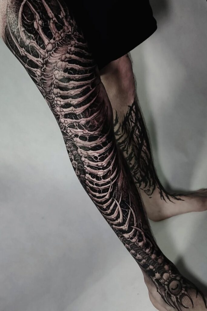 Tattoo Leg Men