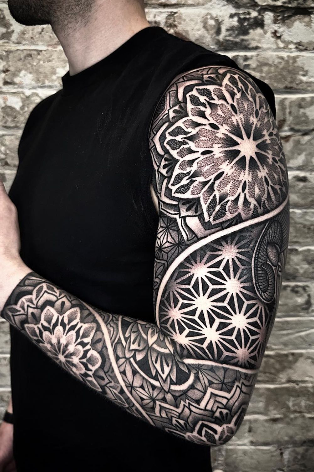 20 Bold And Inspiring Men s Full Sleeve Tattoo Ideas