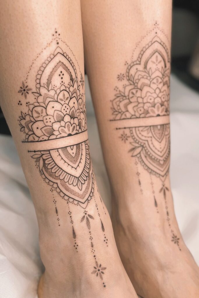 ankle tattoos for women