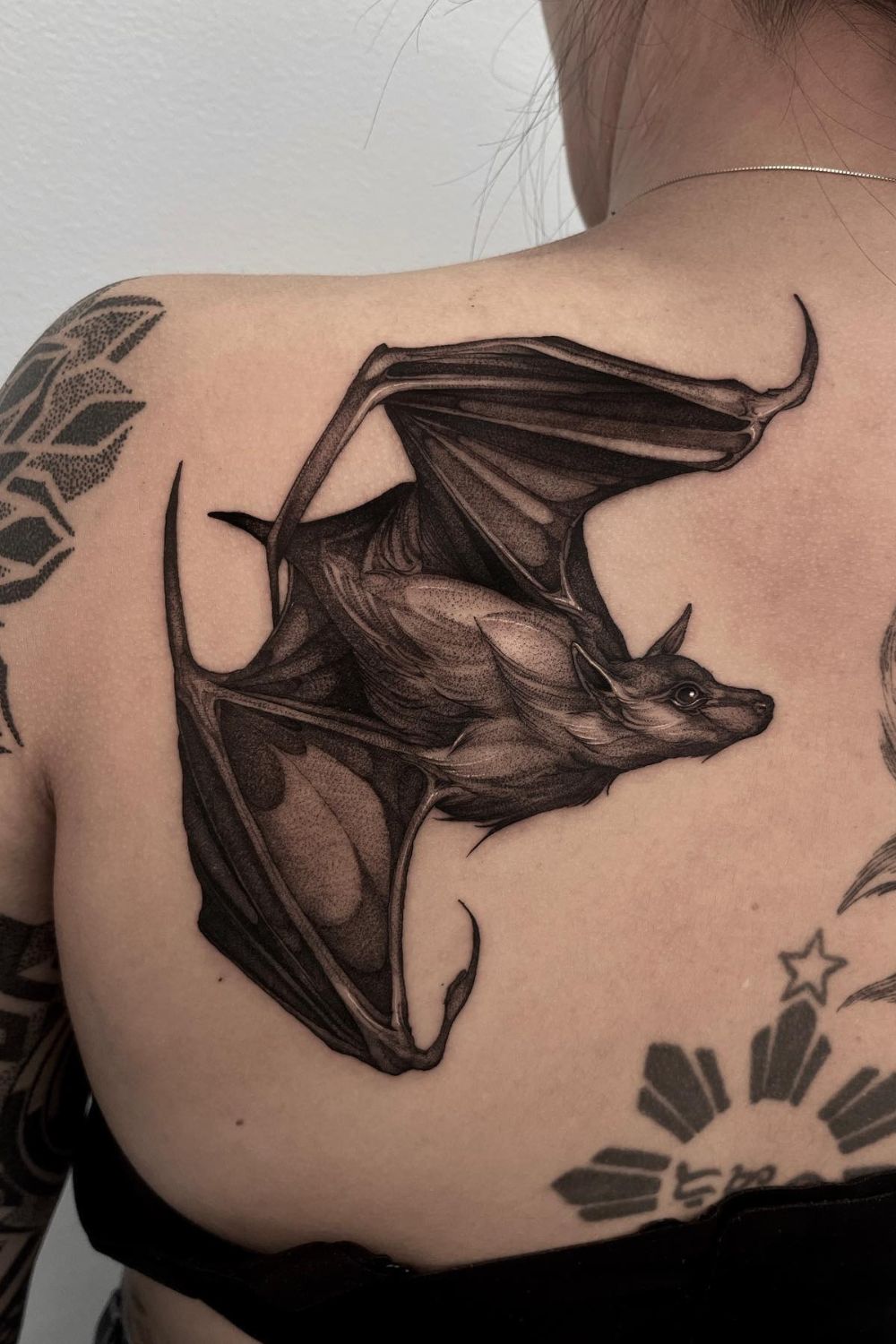 bat tattoo