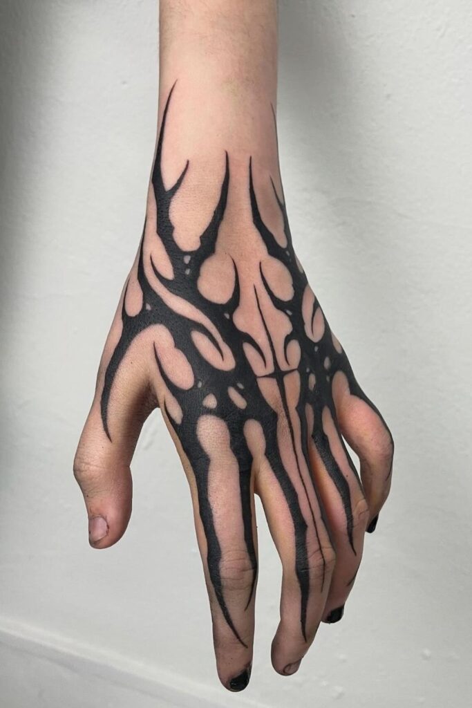 Witchy Hand Tattoos For Women