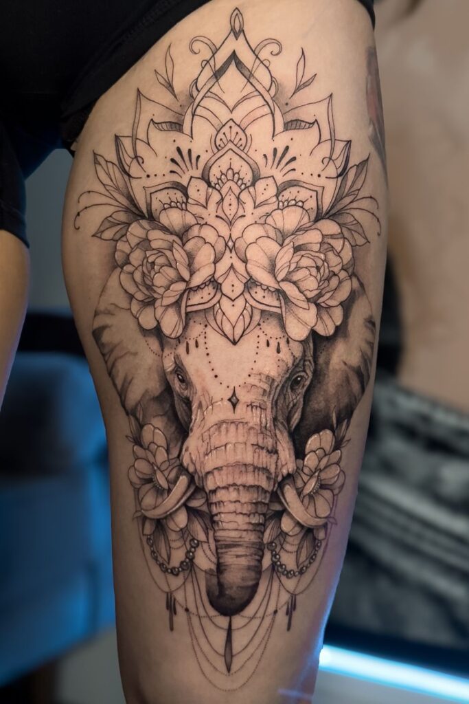 elephant tattoo