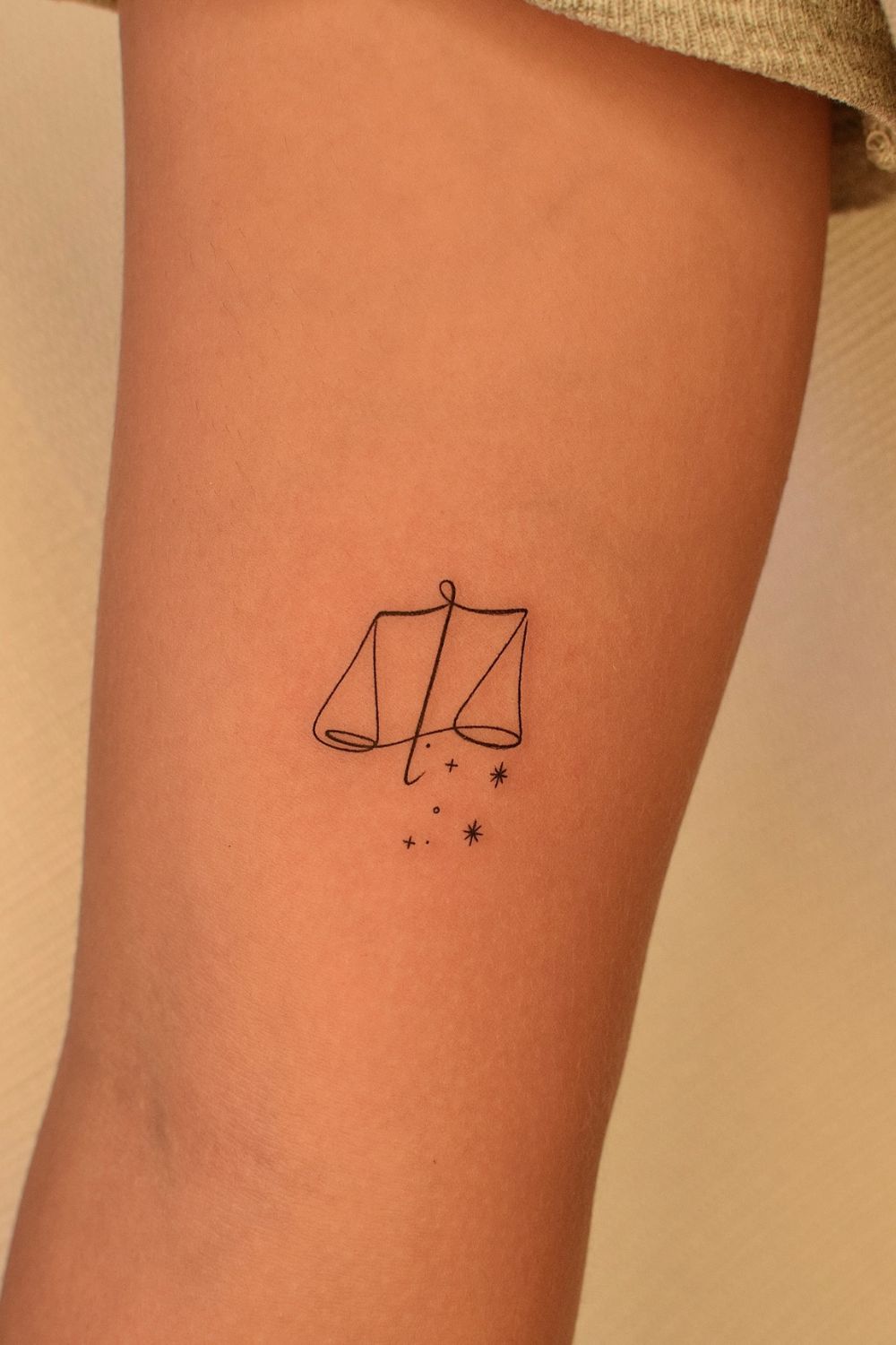 15 Libra Tattoo Ideas With Meaning & Inspiration