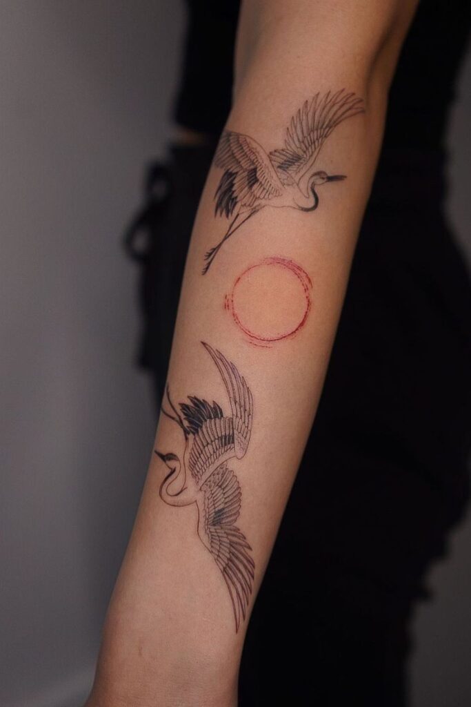 lower arm tattoos for women