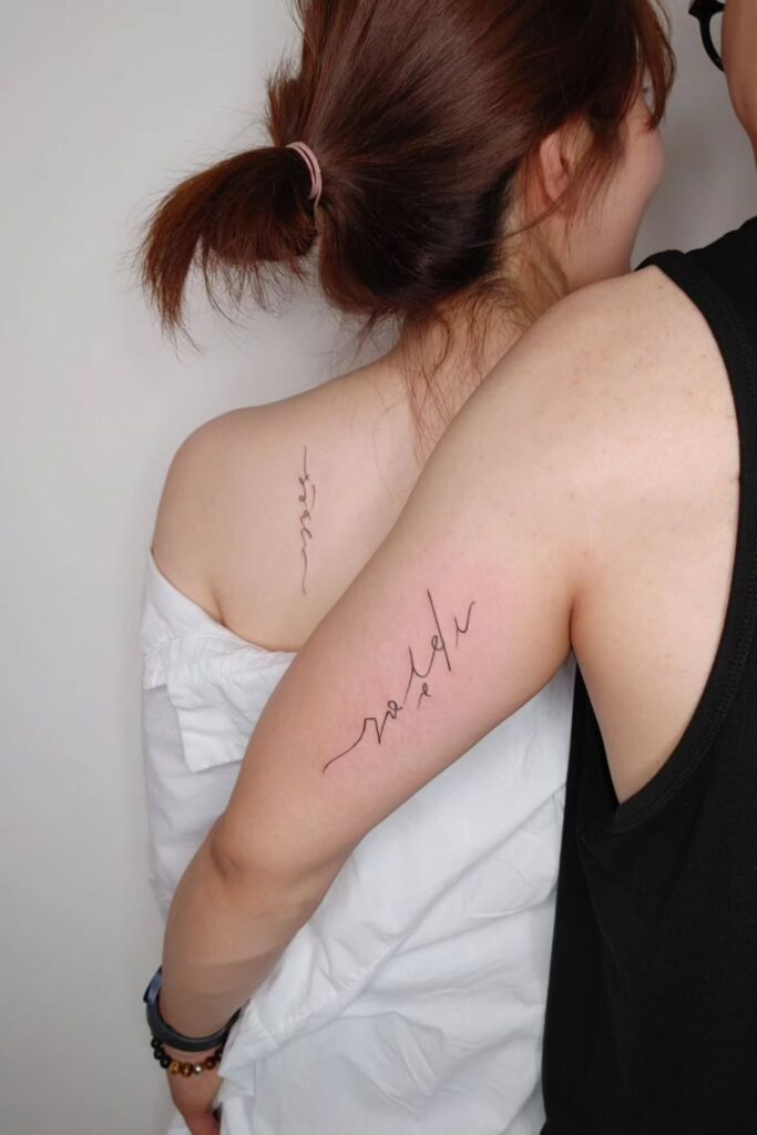 name tattoo placement for women