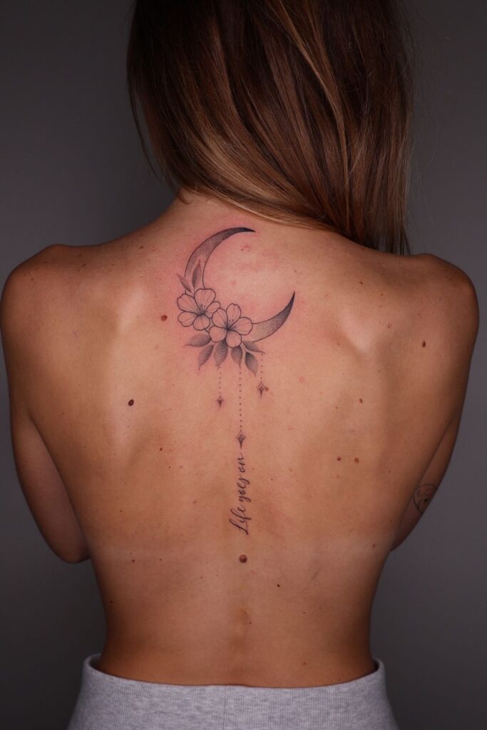 moon tattoo
