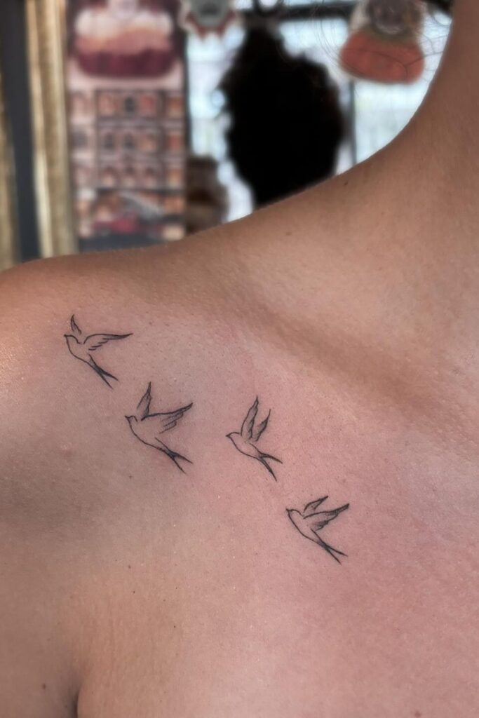 bird tattoos for women
