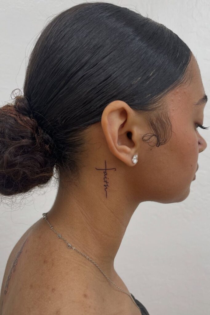 cross tattoos for women