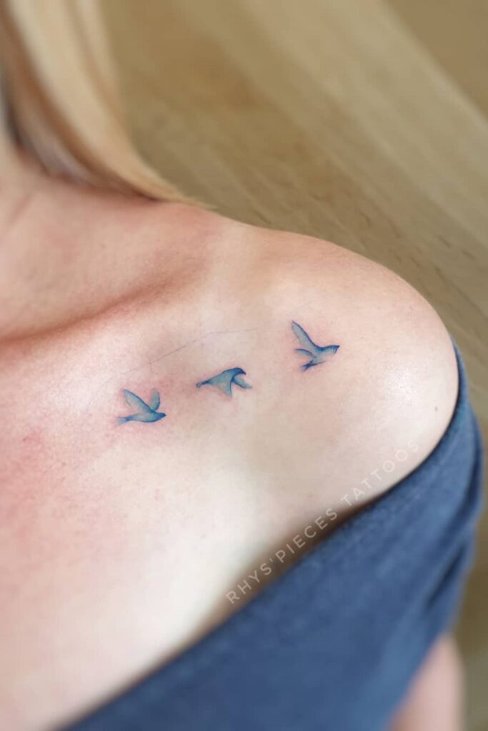 3 Bird Tattoos For Women
