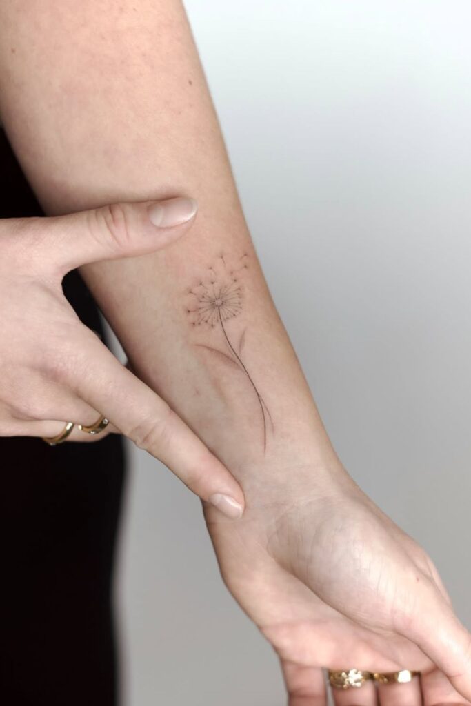 dandelion tattoo meaning