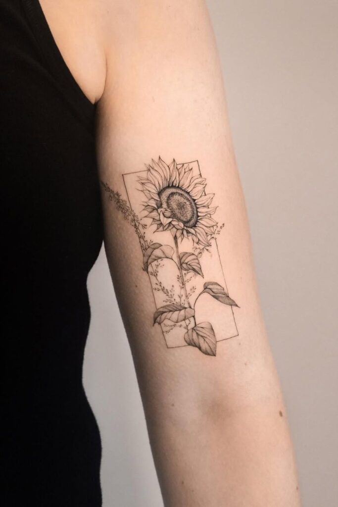 sunflower tattoo meaning